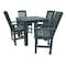 Highwood Usa Lehigh 5pc Square Counter Height Outdoor Patio Furniture Dining Set AD-CNL44-NBE - alternate 1